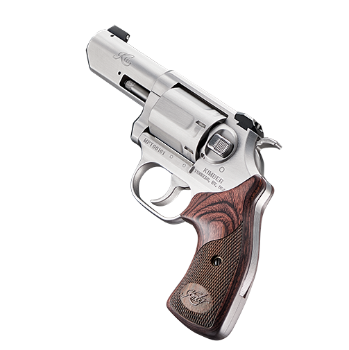 K6s .357Mag, 3", Stainless Double/Single Action, Revolver, White Dot Sights, Rosewood Grip