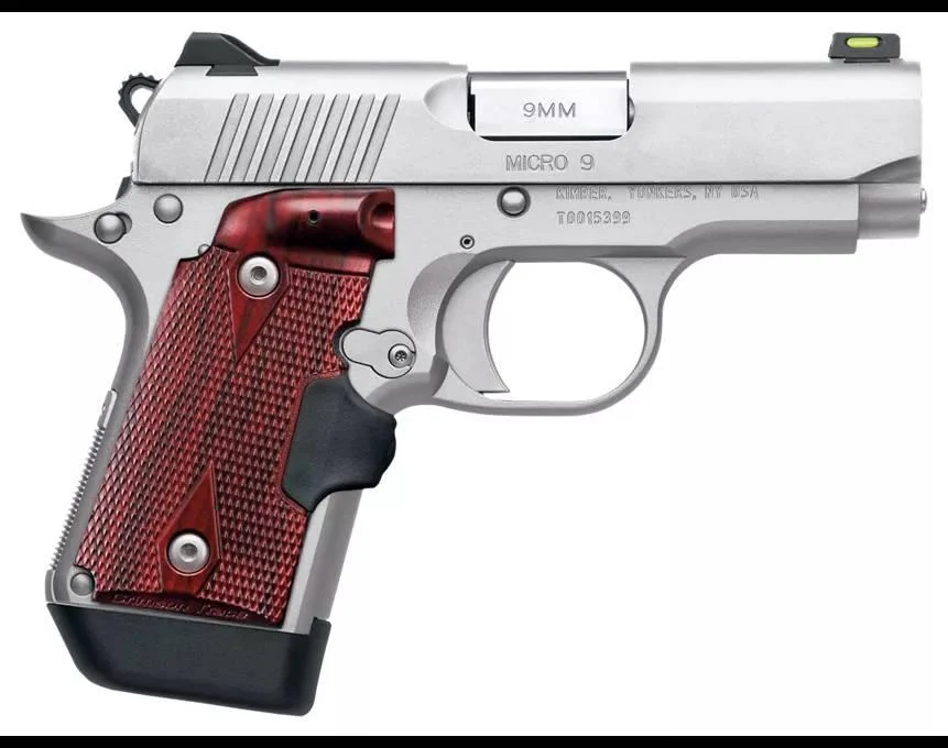 Kimber Micro 9 LG 9mm Pistol Stainless with Laser Grip - Kimber Manufacturing, Inc. - 9mm