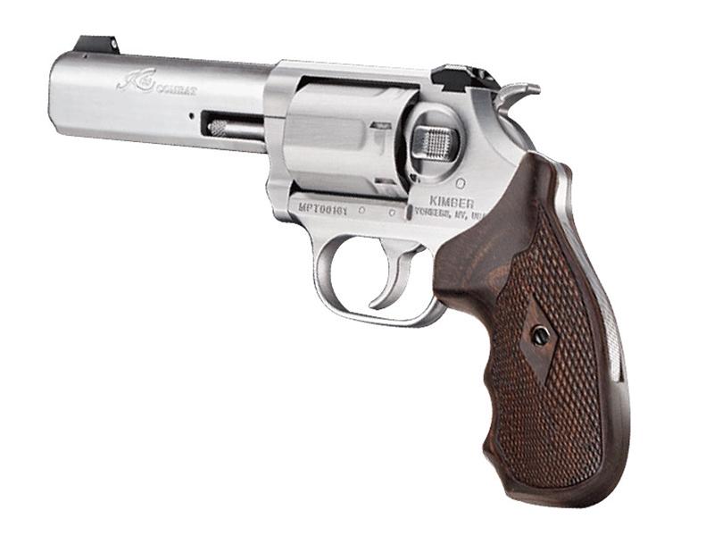 K6s .357Mag, 4" Combat Stainless DA/SA Revolver, White Dot Sights, Rosewood Grip