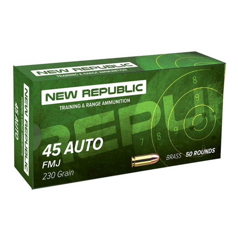 REPUBLIC 45ACP 230GR FMJ 50RD BOX/1000RD CS