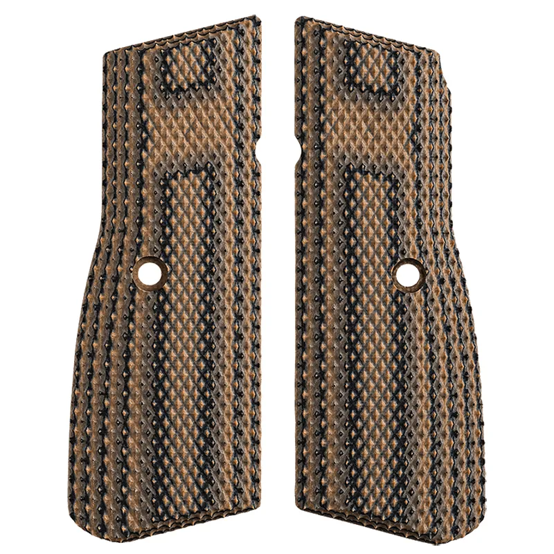 FN HIGH POWER G10 HYENA BRWN GRIPS