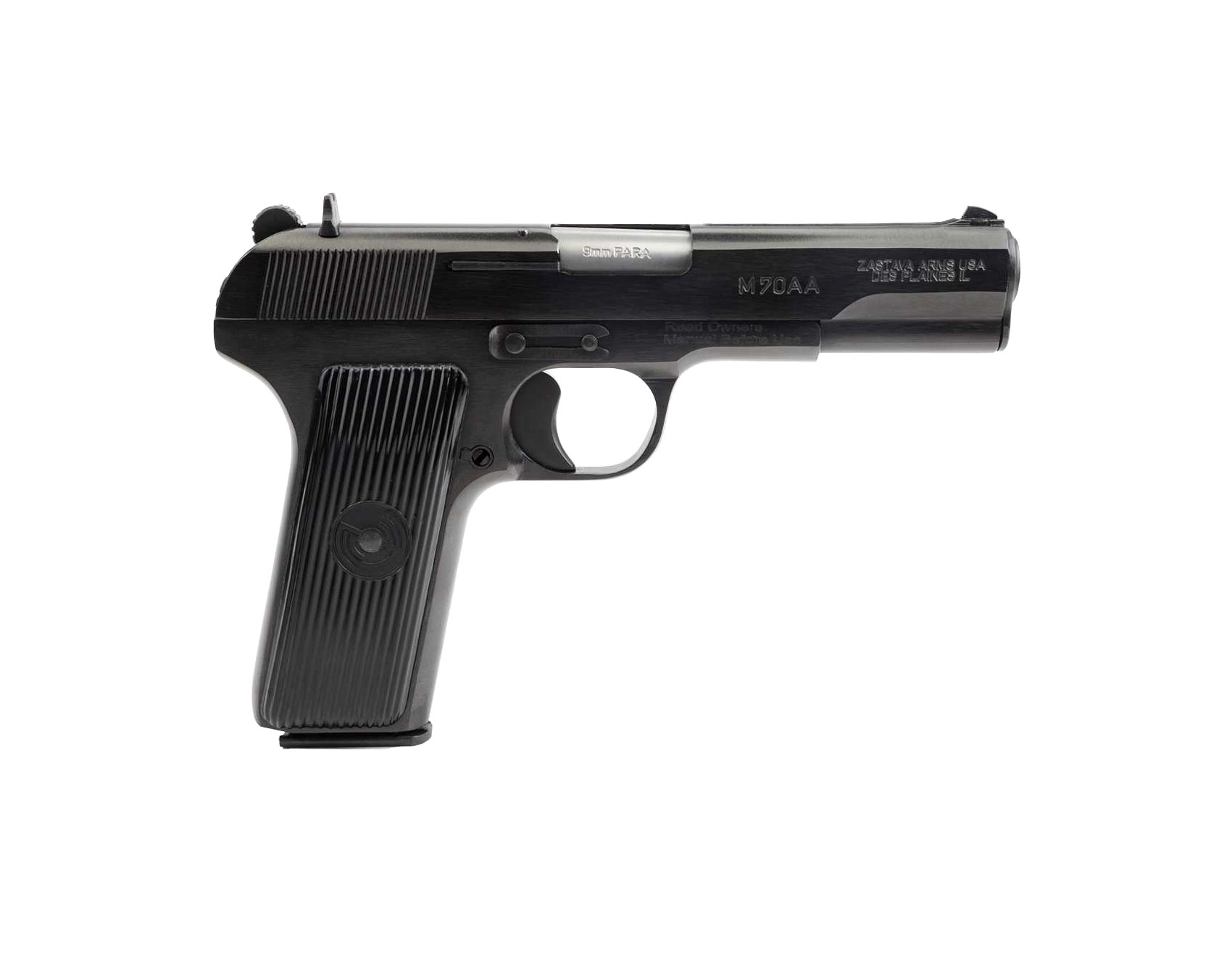 ZASTAVA ARMS M70AA HGA 9MM 4.57IN BBL BLUED 8RD