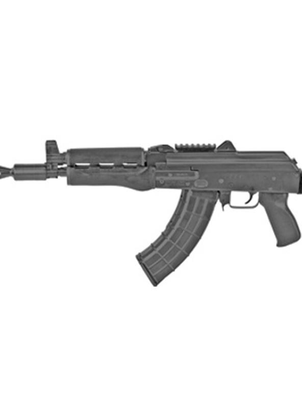 Zastava ZPAP92 AK 7.62X39 Pistol Bulged Trunion 1.5MM Receiver Chrome lined Bbl. 10" Booster Top and Rear rail Dark Wood SB3 brace