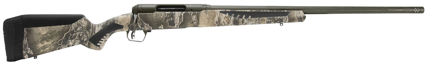 Savage 110 Timberline .243 Winchester Bolt-Action Rifle (22 in) - OD Green Cerakote/Realtree Excape
