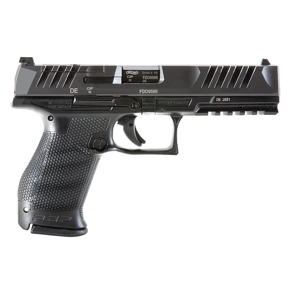 dWALTHER LE PDP 9MM COMPACT GRIP 5" BBL PSTL 3-15RD MAGS TRITIUM N.S.