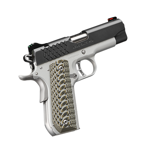 Aegis Elite Pro 9mm, 4", Reverse Two-Tone Pistol, Fiber Optic Sights, 9rd Magazine, G-10 Grips