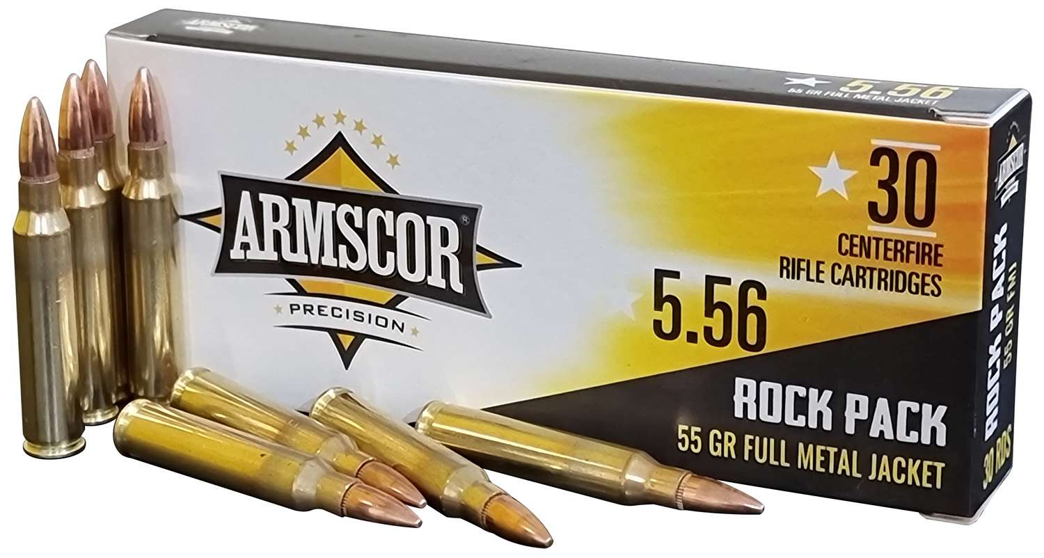 ARMSCOR 5.56 55G FMJ 50RD BX 500RD CASE