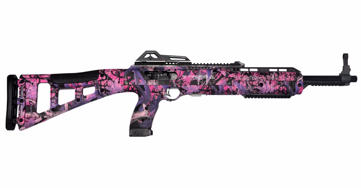 Hi-Point 4595TSPI .45 ACP Carbine 17.5" Pink Camo (9-Round)