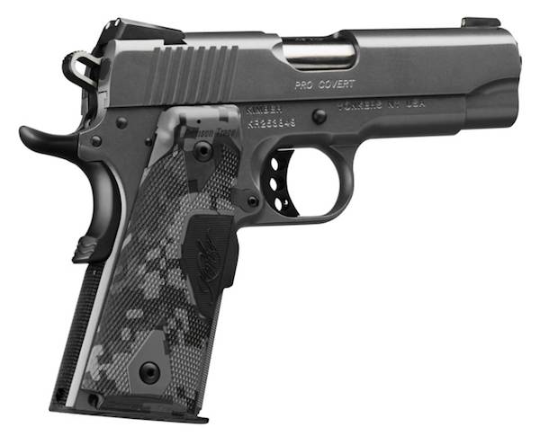 Pro Covert .45ACP, 4", Gray Pistol, Tritium Night Sights, 7rd Magazine, Urban Camo Crimson Trace Red Laser Grips