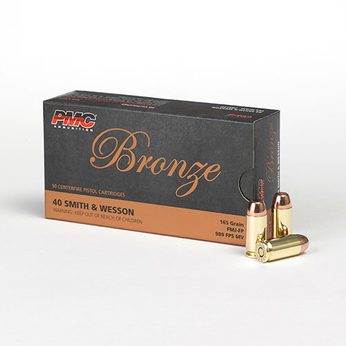 PMC Bronze .40 S&W 165gr FMJ (50 Rounds)