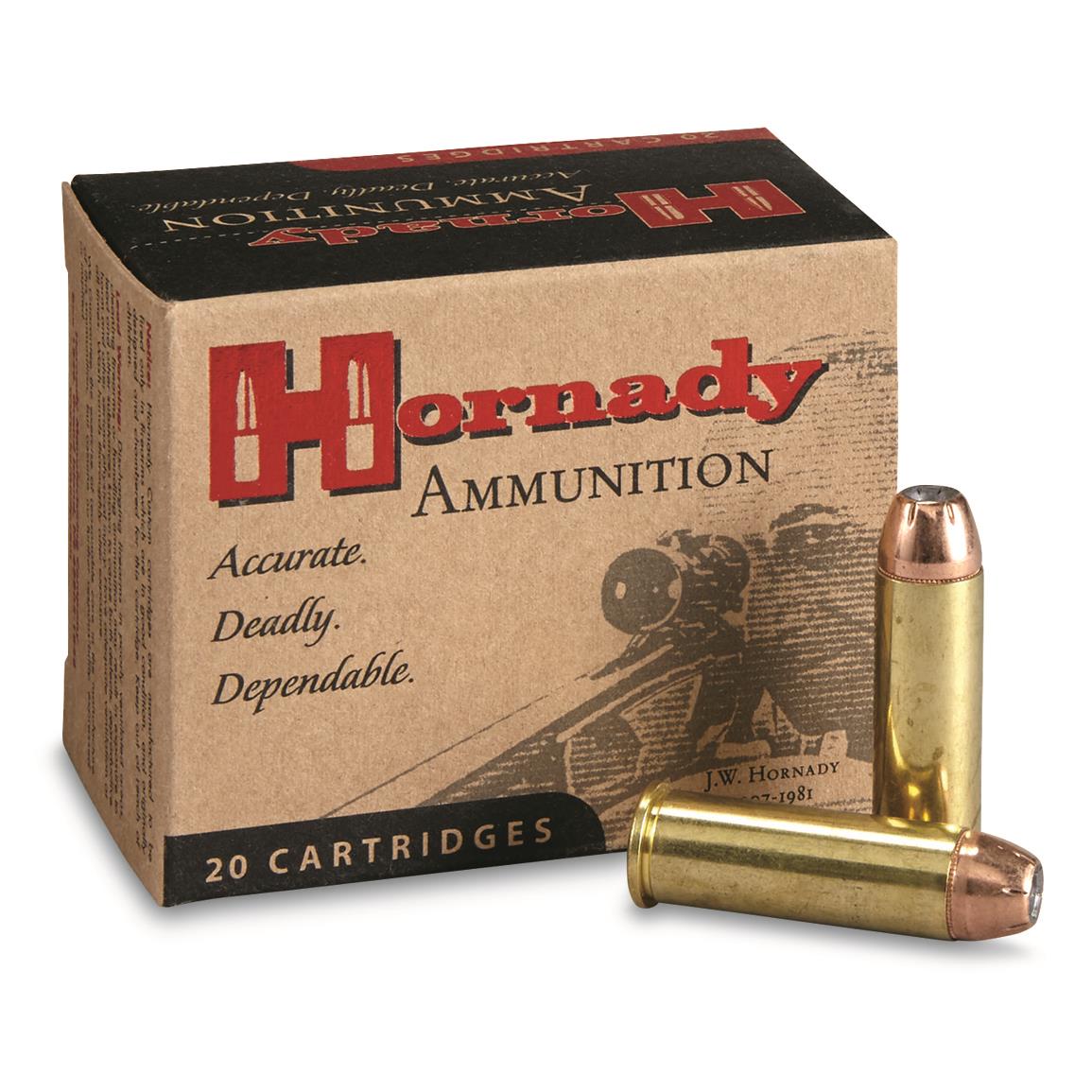Hornady Custom Handgun Ammo 210gr XTP JHP
