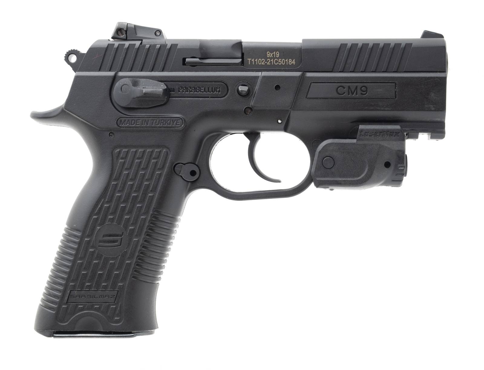 SAR USA CM9G1BL-LZ 9MM 3.8" 2/17RD Pistol with Laser