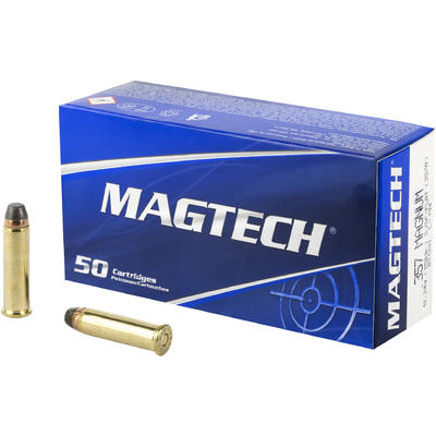 MagTech 357A .357 Magnum 158 gr SJSP Flat 50-Round Box Ammo