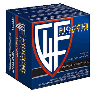 FIOCCHI 9MM LUGER 147GR XTPJHP