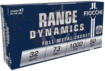 Fiocchi .32 Auto 73 Grain FMJ (50 Rounds)