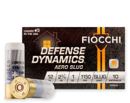 FIOCCHI LOW RECOIL SLUG 12GA 23/4