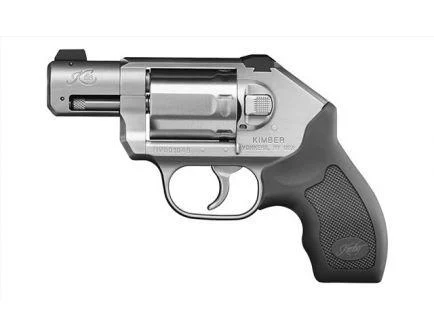 K6s .357Mag, 2", Stainless Revolver, Black Serrated Sights, Black Rubber Grip
