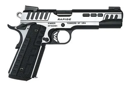 Kimber 3000425 Rapide Scorpius 45ACP 5" Black G10 Grips 8rd Mag