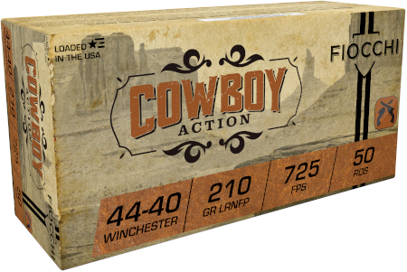 Fiocchi Cowboy Action 44-40 Win 210 Grain LRNFP Centerfire Ammo