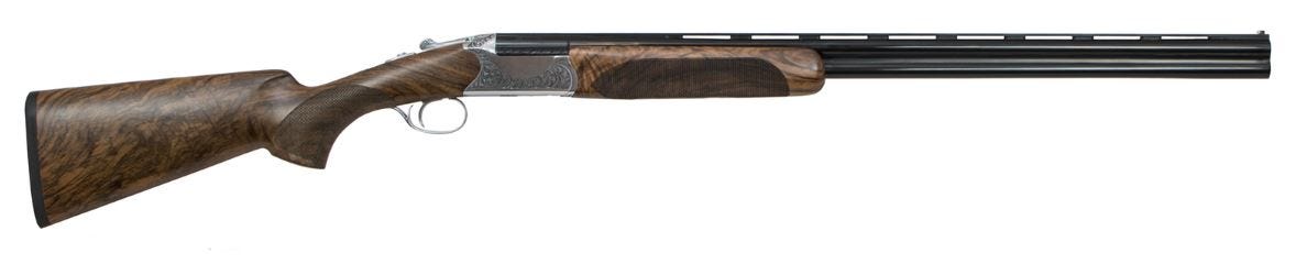 CZ 06464 Supreme Field 12 Gauge 28" 2 3" Polished Nickel Chrome Turkish Walnut Right Hand