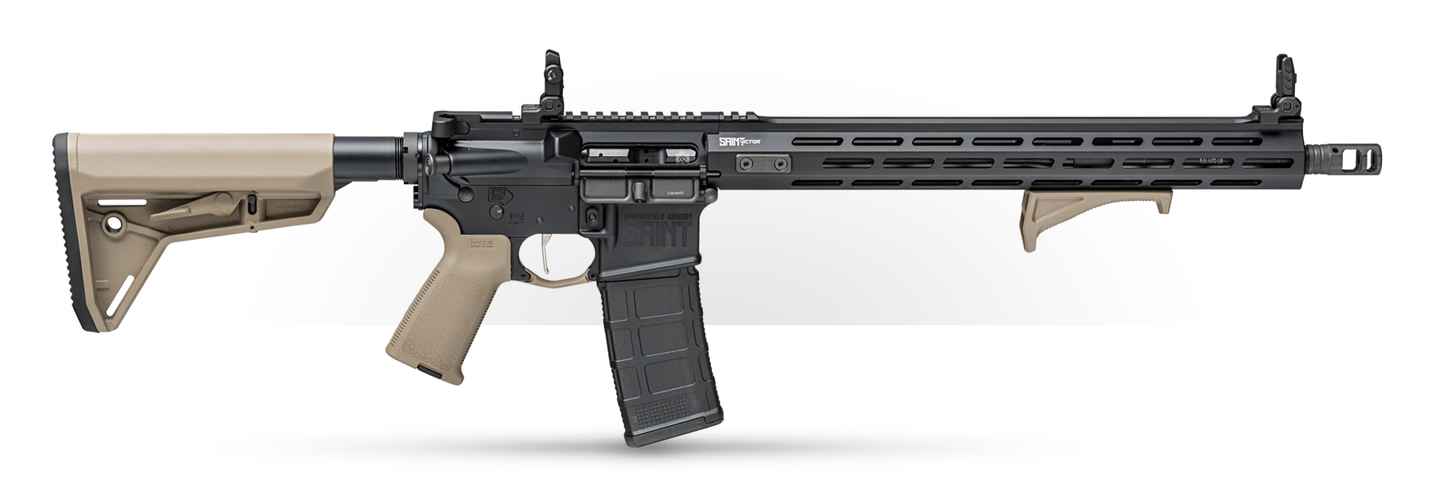 Springfield Armory SAINT Victor 5.56 AR-15 Rifle 16in FDE/Black