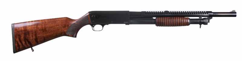 PANZER ARMS MODEL PA37 PUMP ACTION SHOTGUN 12G WALNUT STOCK