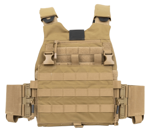 GUARD DOG BODY ARMOR TRACKR PLATE CARRIER FDE ADJUSTABLE