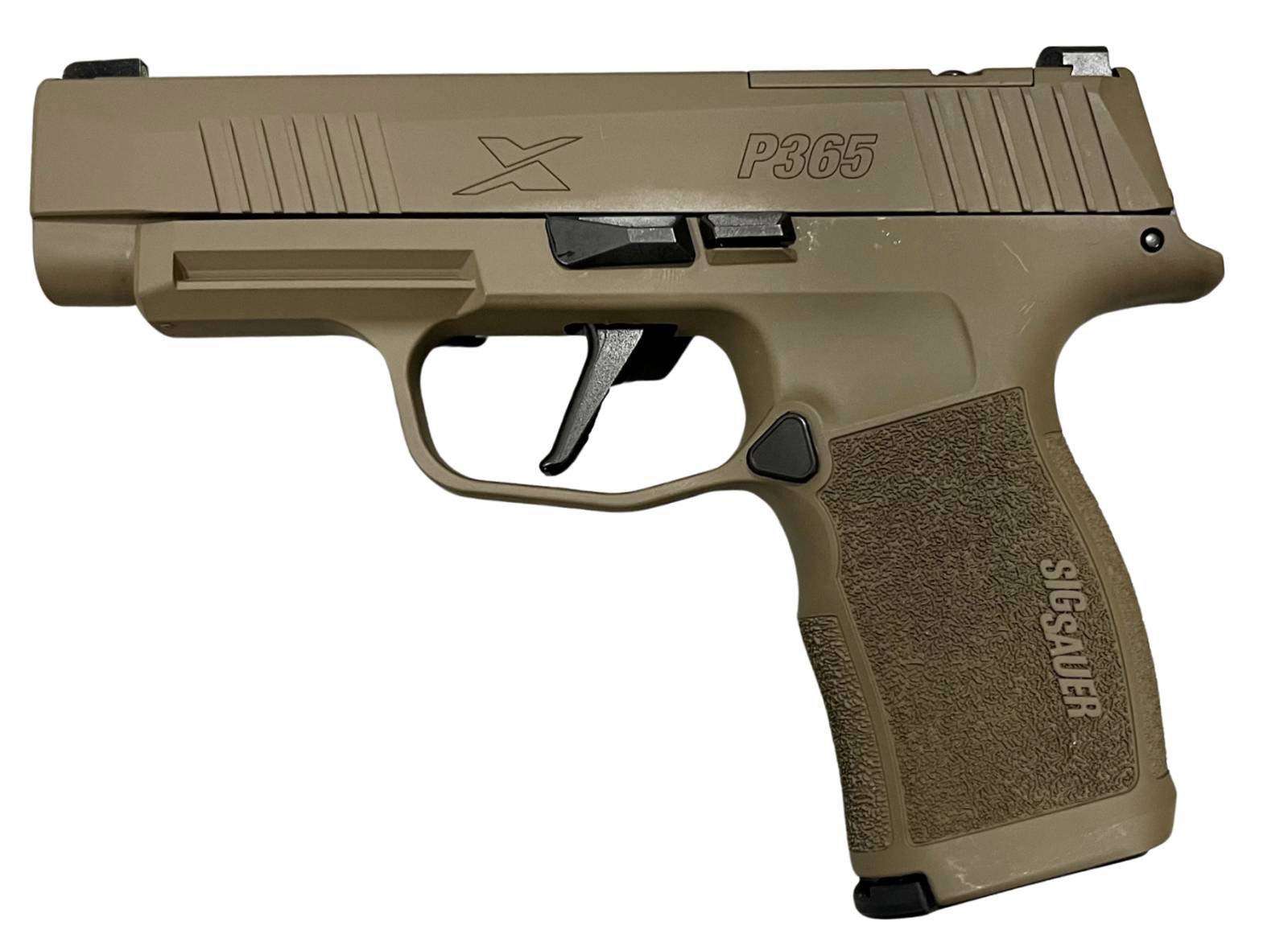 SIG SAUER P365 X-MACRO 9MM PSTL 3.7" 2-17RD M.S. OR FDE