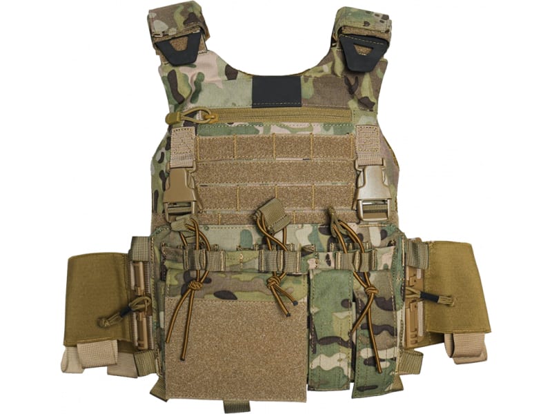 GUARD DOG TRAKR PLATE CARRIER MULTI CAM W/ PLACARD | Orion Wholesale