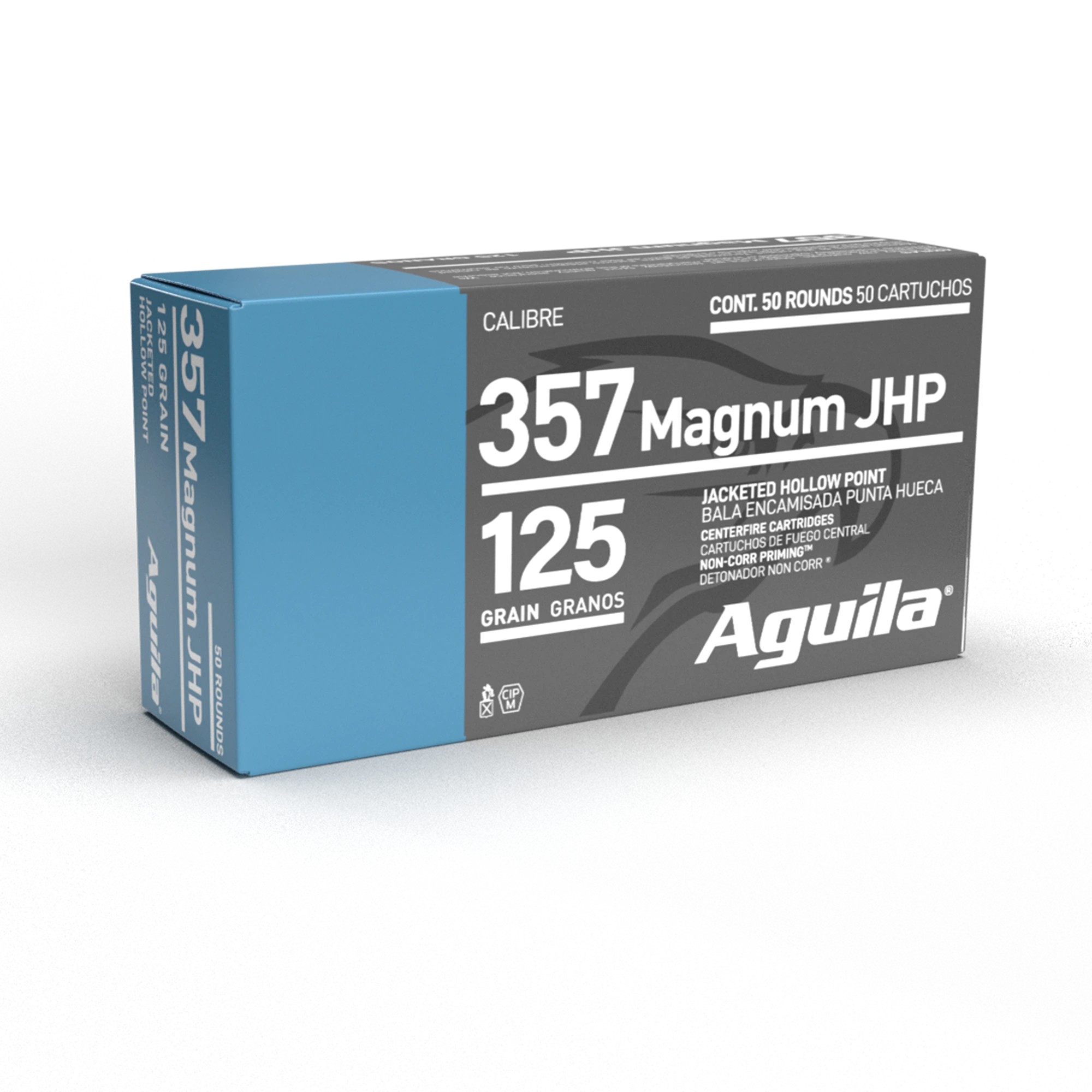 Aguila .357 Magnum 125gr JHP Handgun Ammo (50 Rounds)