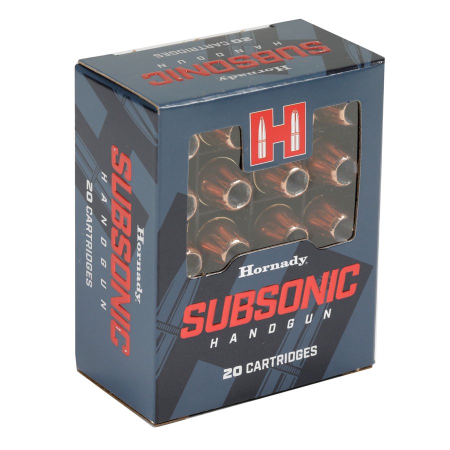 Hornady Subsonic Handgun Ammo .45 ACP 230 gr XTP