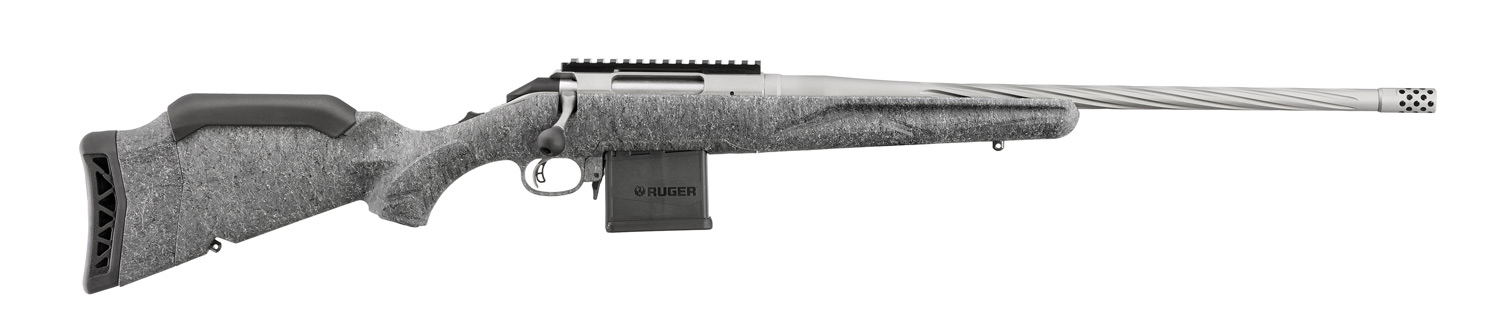 Ruger American Gen II 204 Ruger 20" Spiral Fluted Barrel Gray Cerakote Alloy Steel Rifle - Ruger - 204 Ruger