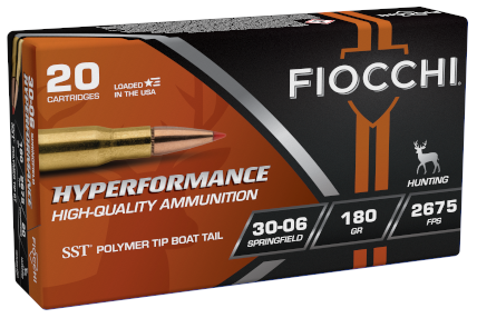 Fiocchi .30-06 Springfield 180gr SST Brass – 200rd