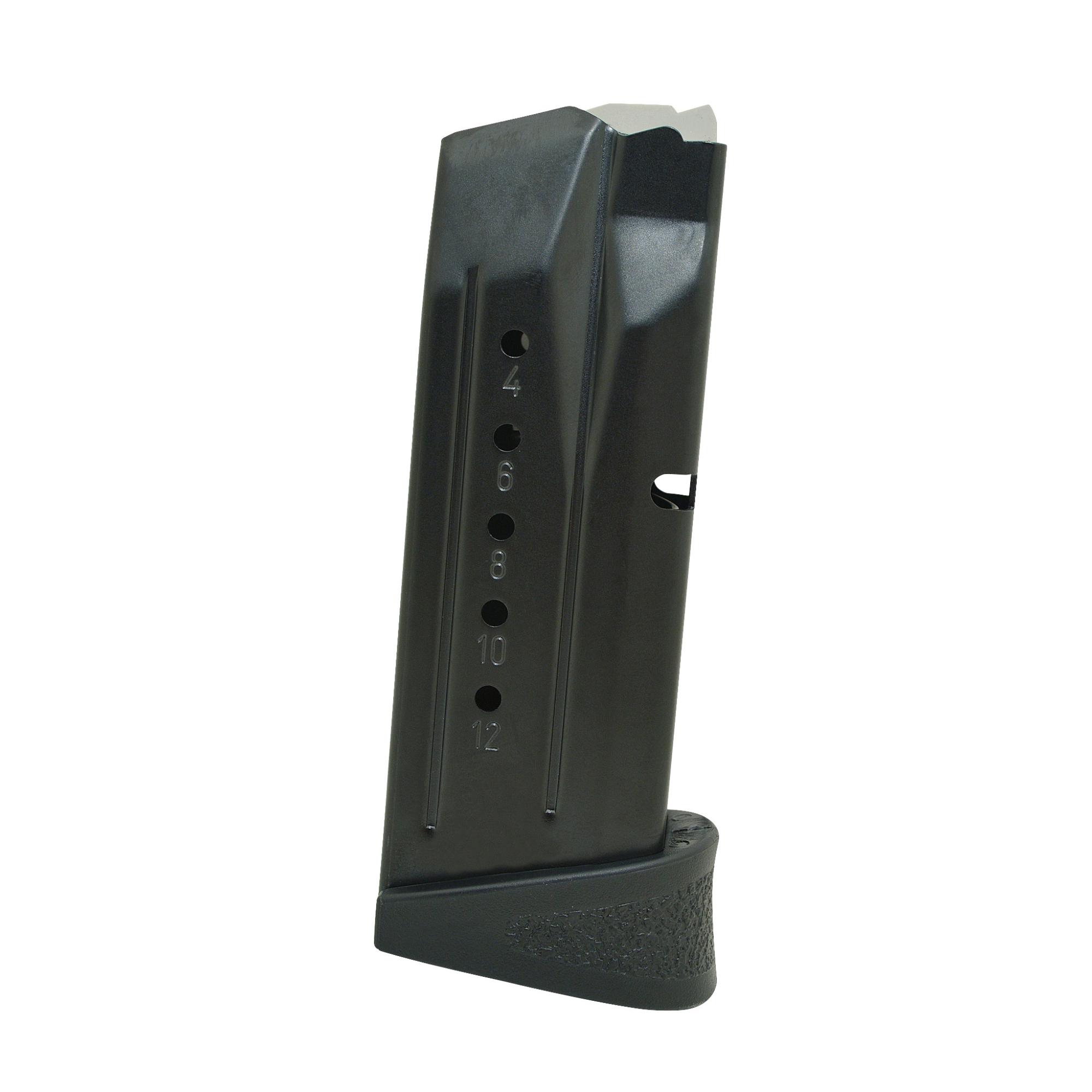 Smith & Wesson M&P Compact Magazine 9mm Luger 12 Rounds Steel Black - Smith & Wesson - 9MM