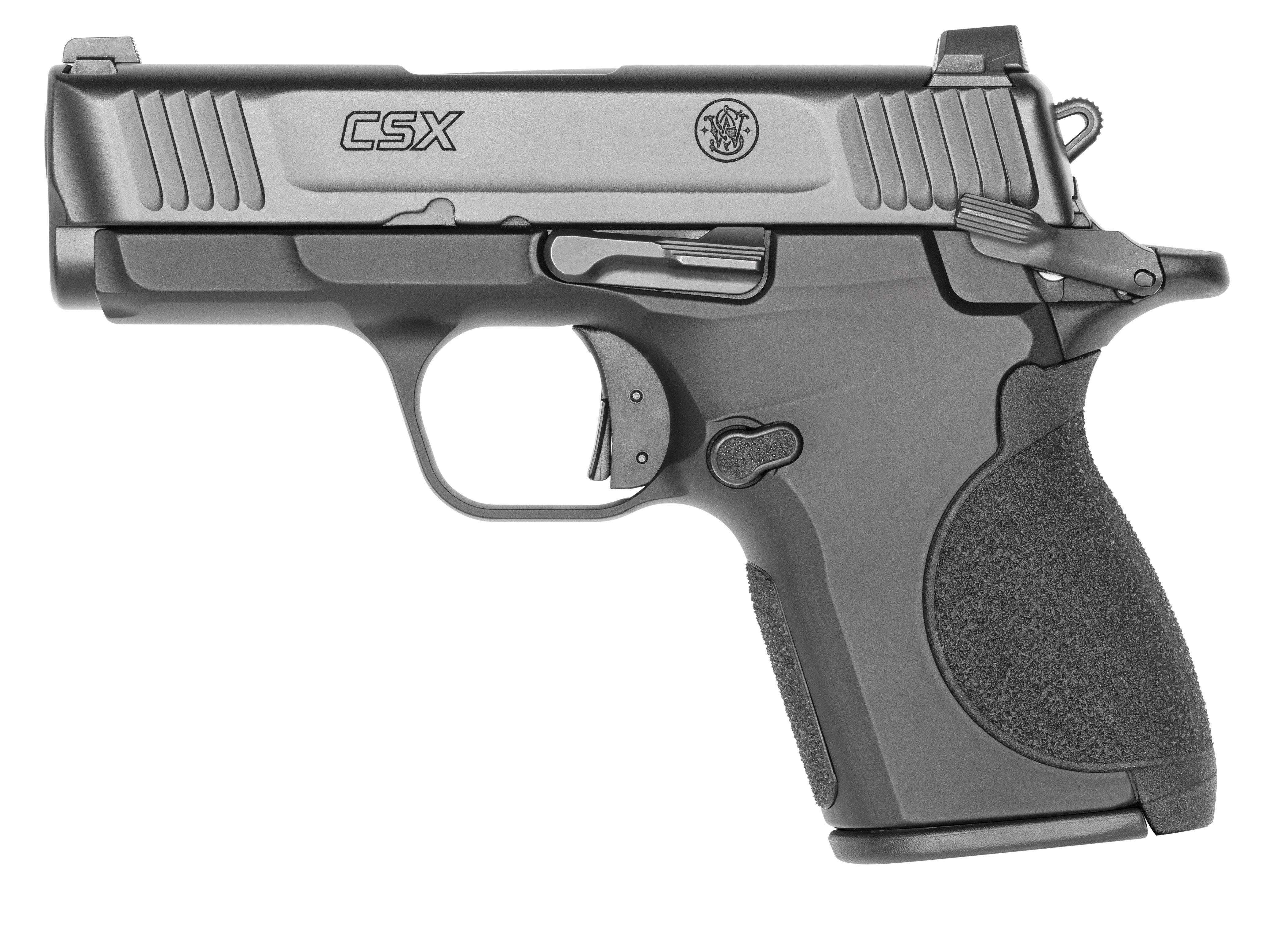 dSMITH & WESSON CSX 9MM TS PSTL WHITE DOT SIGHT 10RD MA COMPLIANT