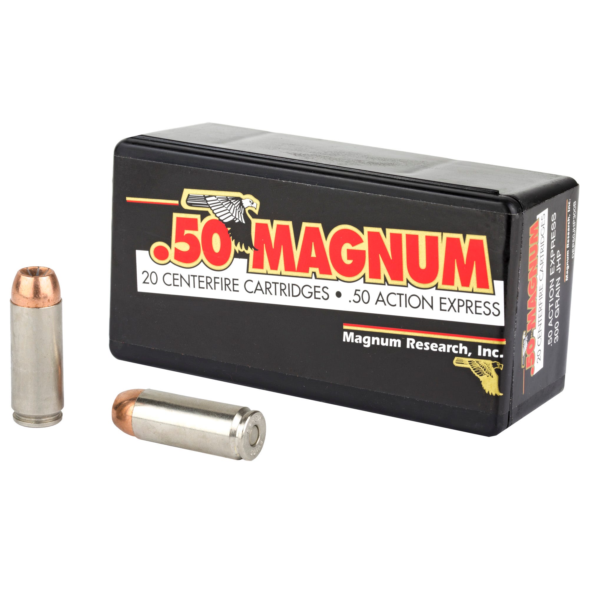Magnum Research .50 AE 300 gr JHP Handgun Ammunition (20 rounds)
