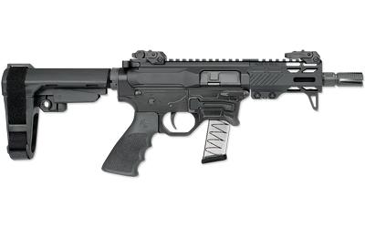 ROCK RIVER BT-9G 9mm 4.5" Pistol SBA3 Brace M-LOK Handguard Glock Style Magwell Flip Up Sights and Hand Stop