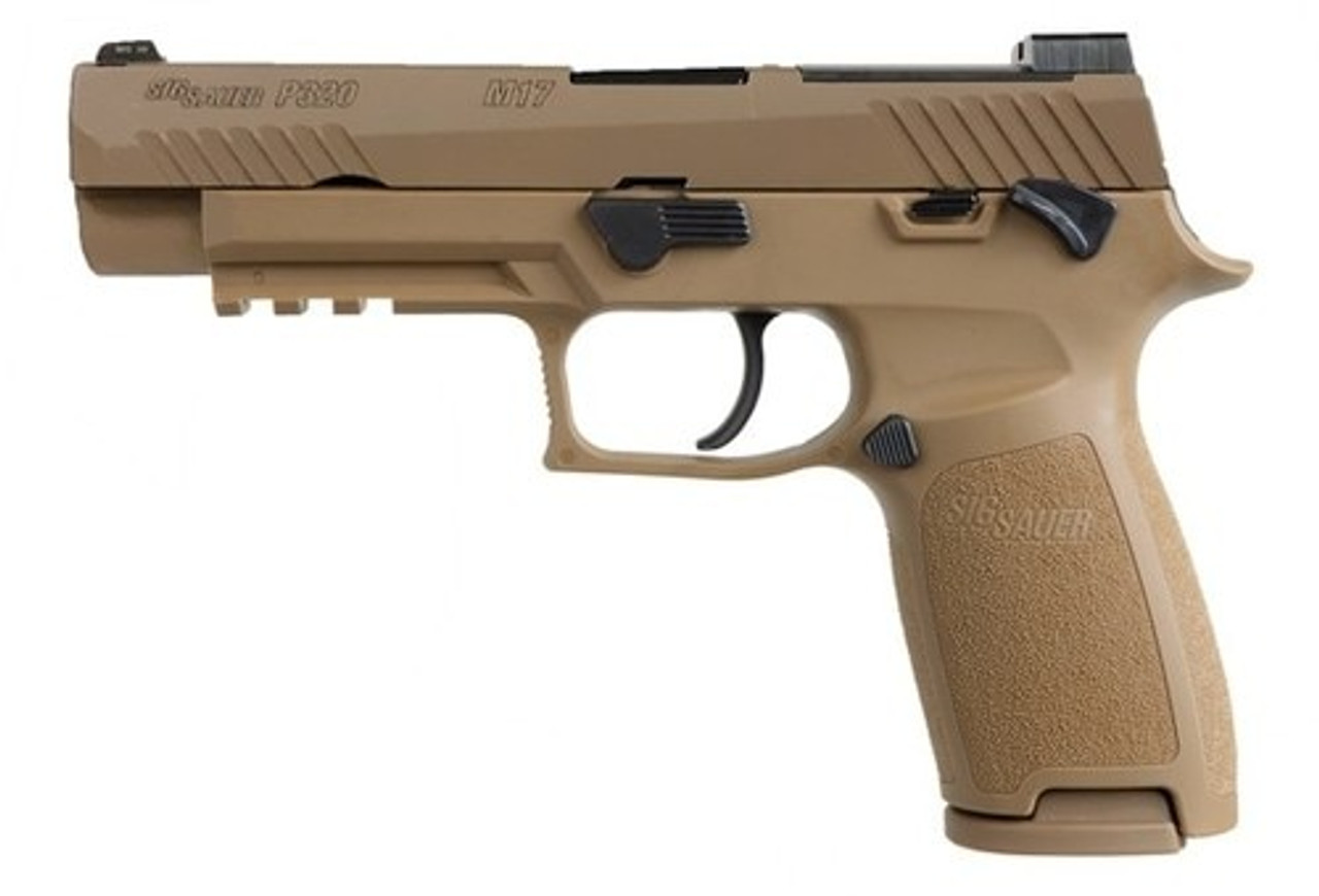 SIG Sauer P320 M17 Coyote Tan 9mm (MA Compliant)