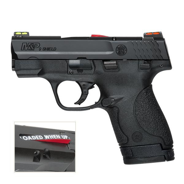 Smith & Wesson M&P Shield 9mm 3.1 in CA Compliant HiViz 8rd