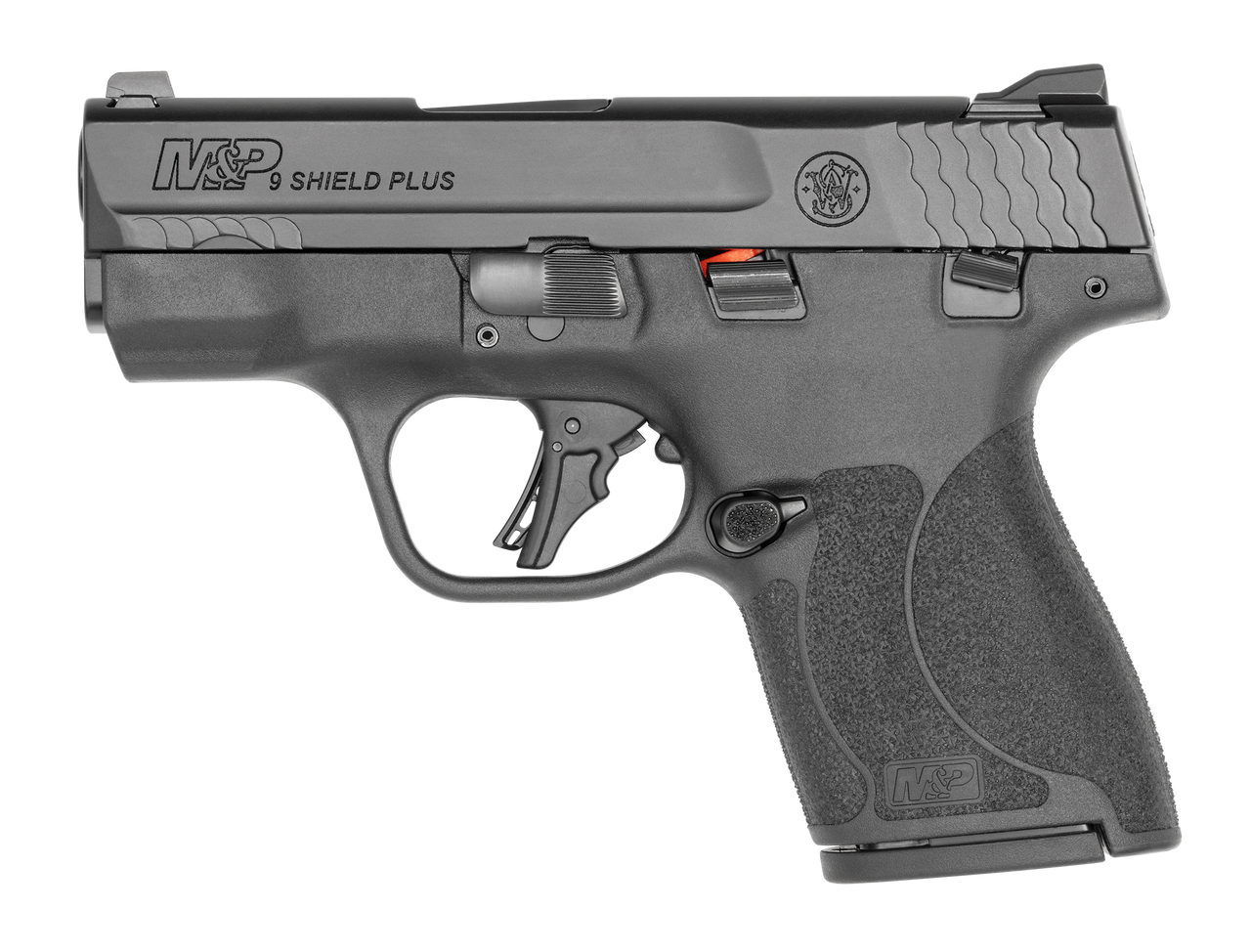 dSMITH & WESSON M&P SHIELD PLUS TS BLK 9MM 3.1" 2-10RD MA COMPLNT