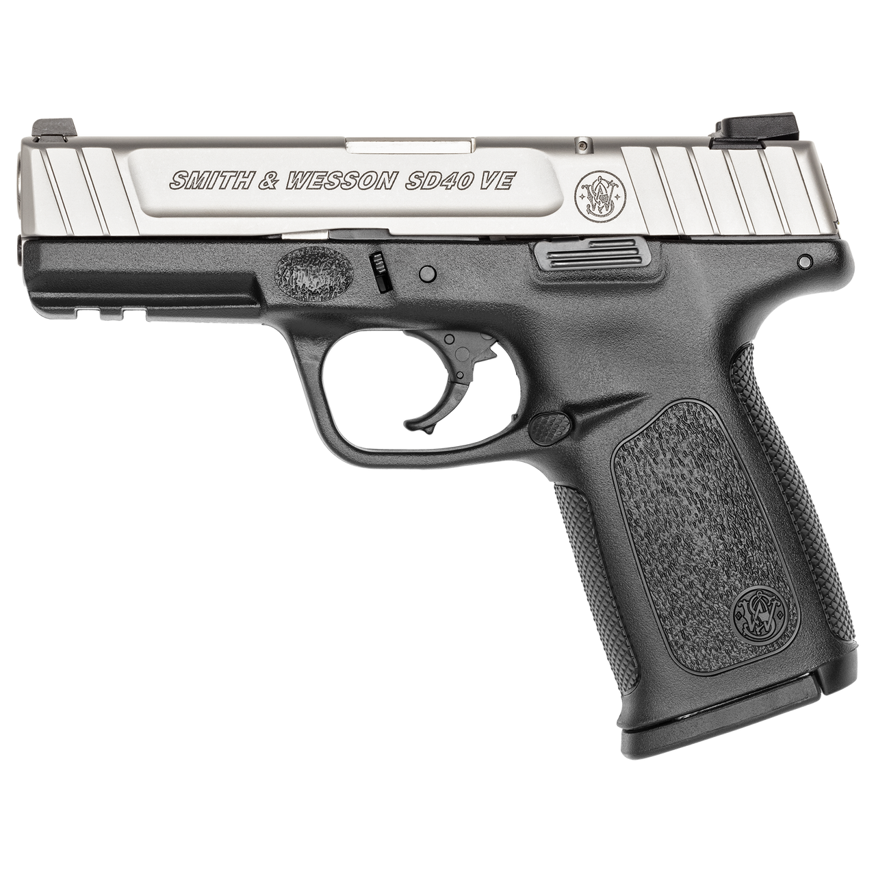 Smith & Wesson 123403 SD40 VE *CA Compliant 40 S&W 4" 10+1 Black Stainless Steel Slide Textured Black Polymer Grip