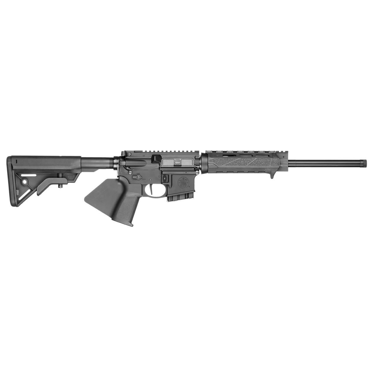Smith & Wesson Volunteer XV *CA Compliant 5.56x45mm NATO 16" TB 10+1 Matte Black Rec BCM M-LOK Handguard Black Fixed B5 Bravo Stock Black California Paddle Grip Right Hand - View 6