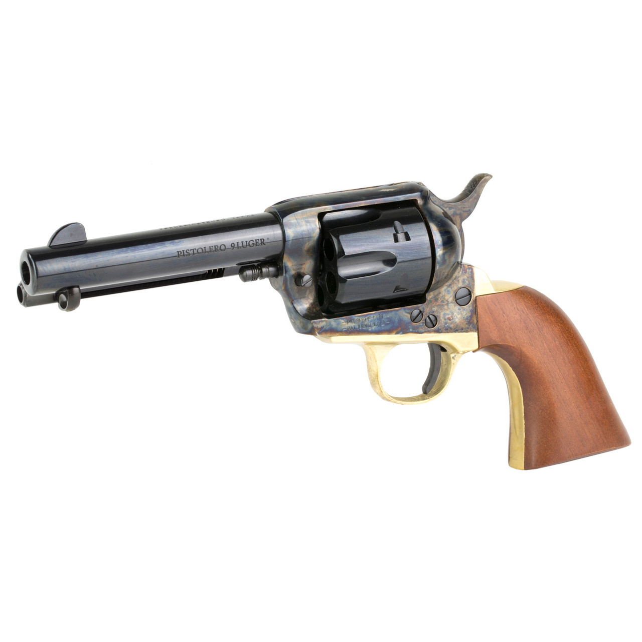 Cimarron Pistolero Revolver 45 Long Colt 4.75 in Case Hardened 6 Shot