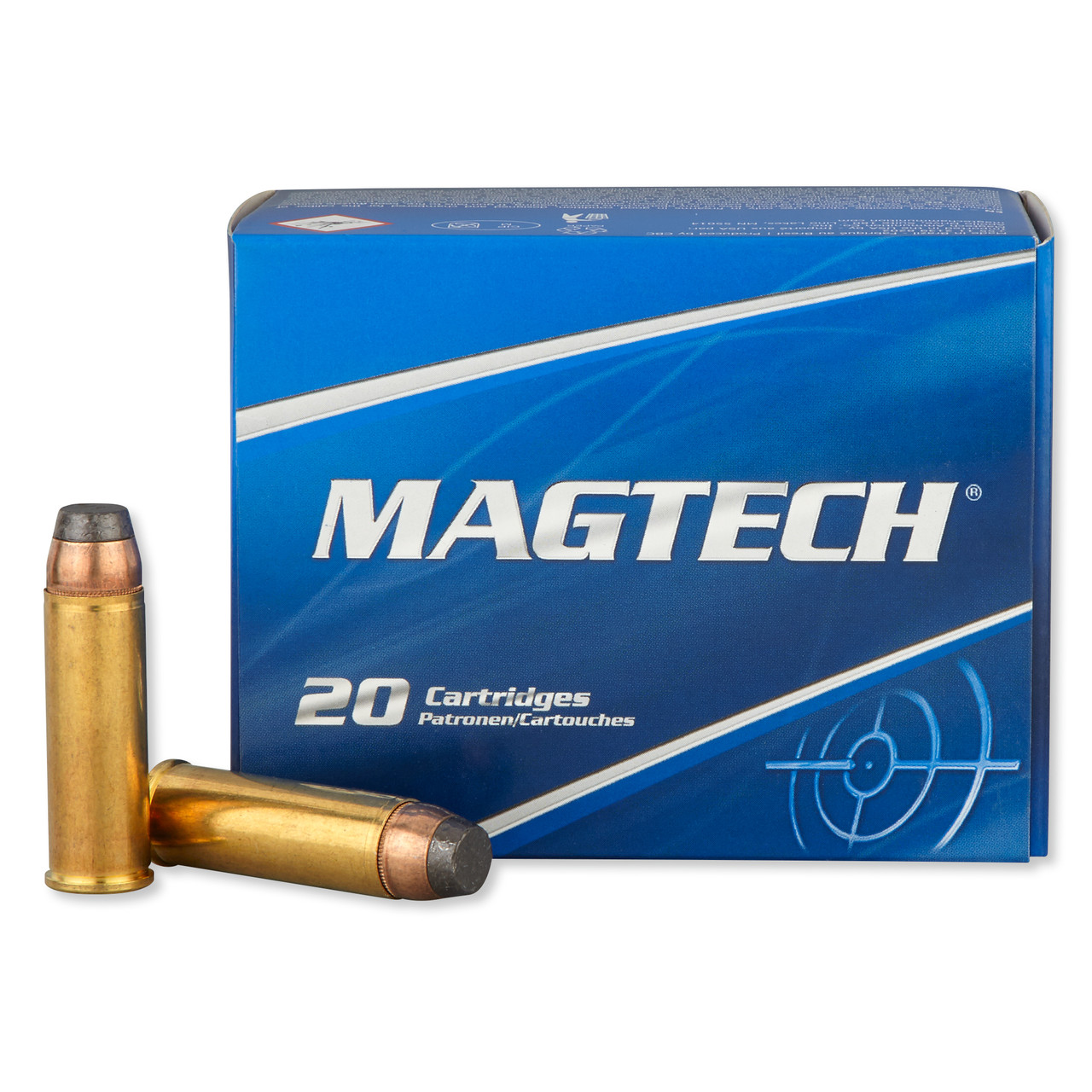 MagTech 454A .454 Casull 260 Grain SJSP Flat Ammunition (20-Round Box)