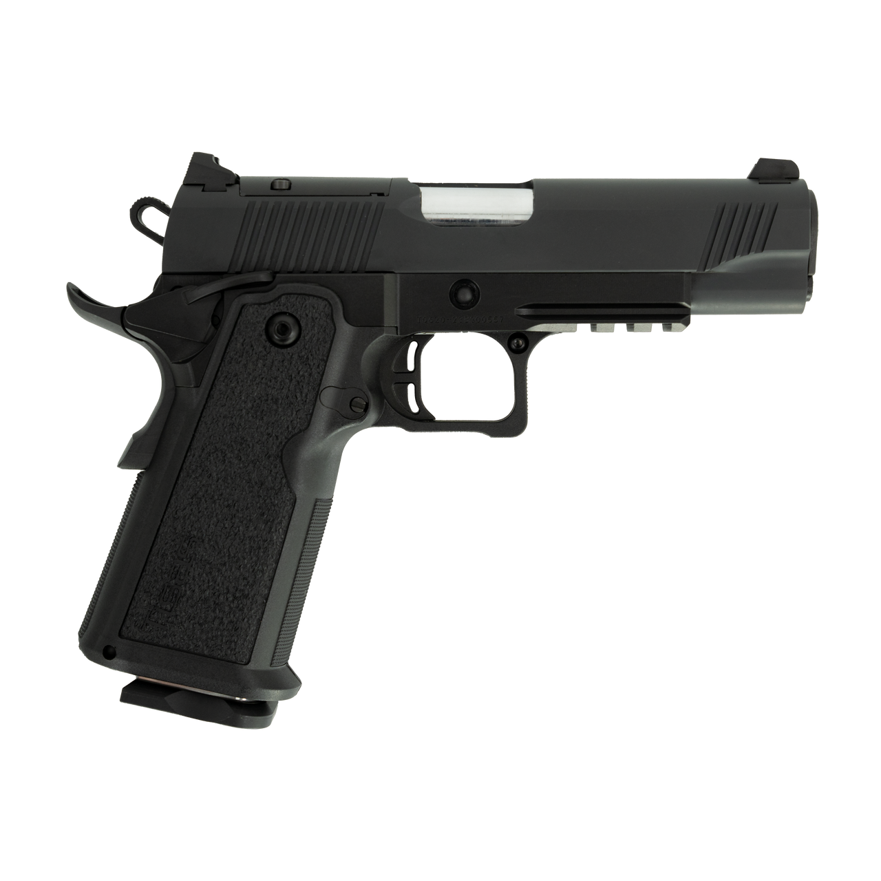 TISAS 1911 CARRY B9R DS HGA 9MM 4.25IN BBL FS BLACK 2 17RD MAGS RAIL