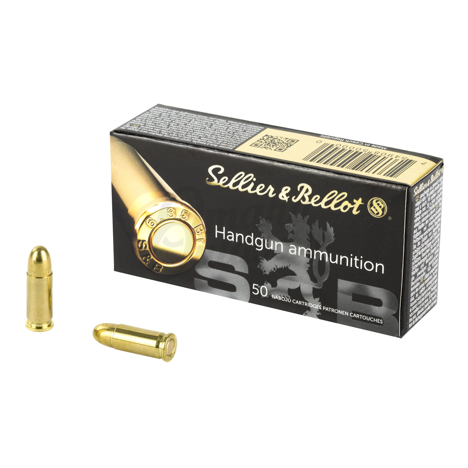 Sellier & Bellot 25 ACP 50 Grain FMJ 50rd Box