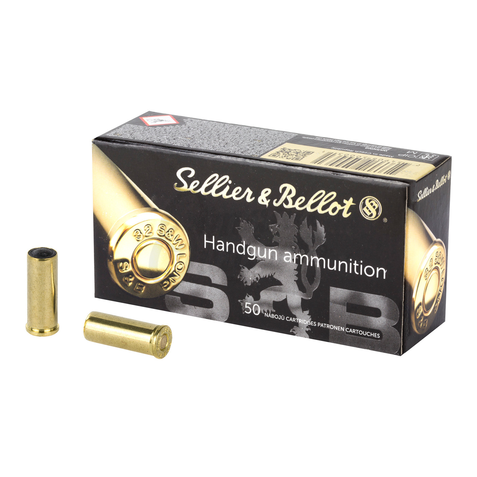 Sellier & Bellot .32 S&W Long 100gr Wadcutter (50 Rounds)
