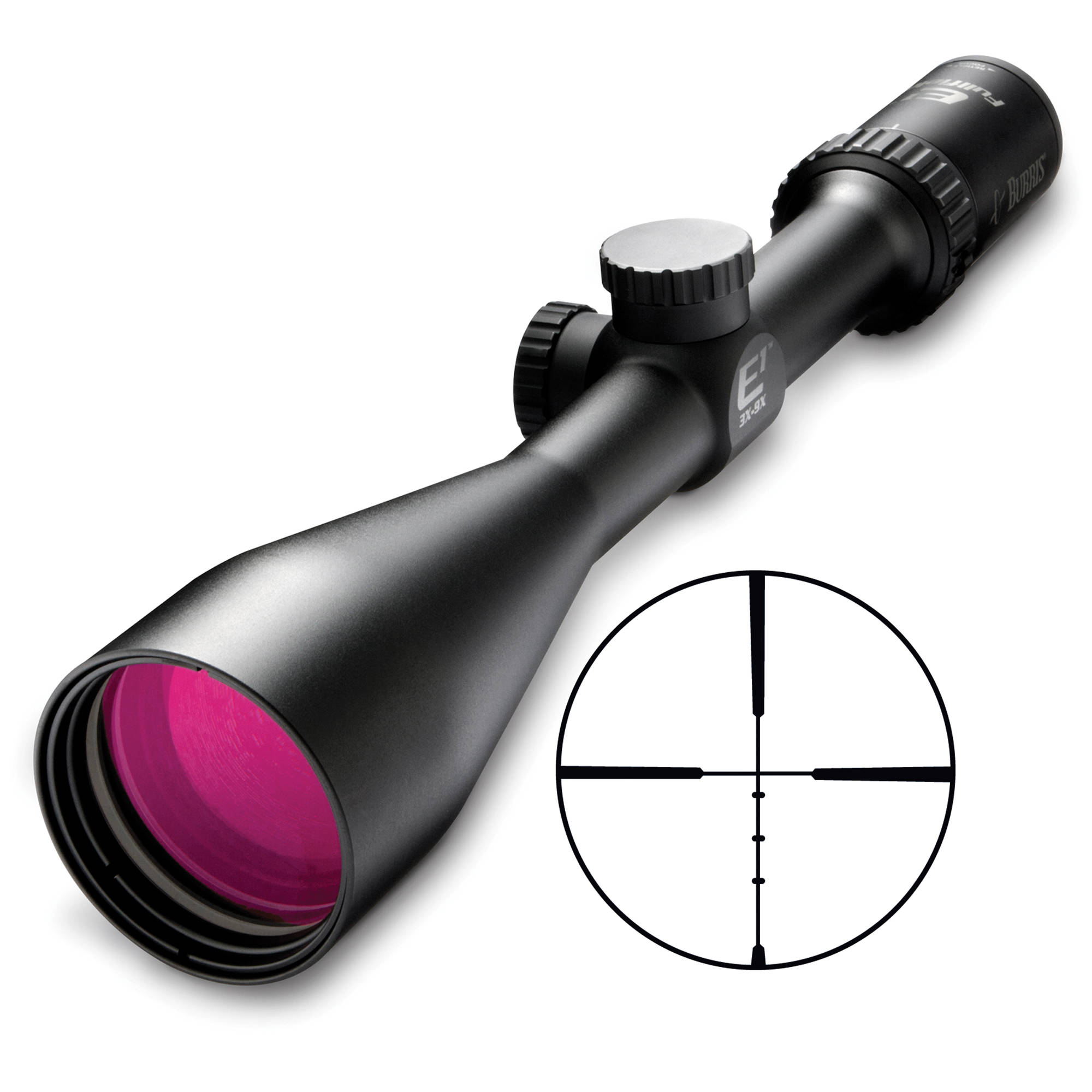 Burris Fullfield E1 Rifle Scope - 3-9x50mm Ballistic Plex E1 Reticle (Matte)