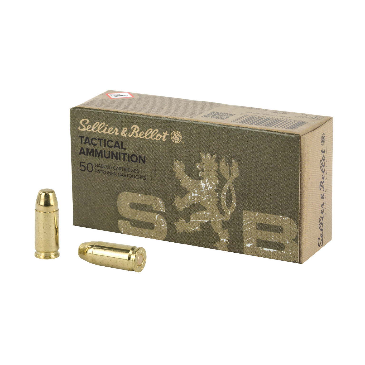Sellier & Bellot SB9SUBA 9mm Subsonic 140 Grain FMJ 50-Round Box