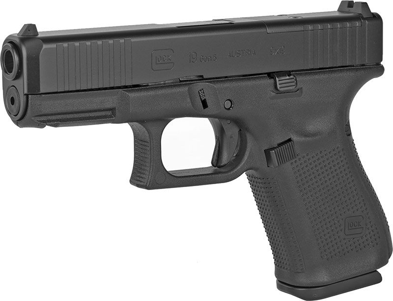GLOCK 19 GEN5 MOS 9MM FRONT SERRATION US 15 UA195S203MOS